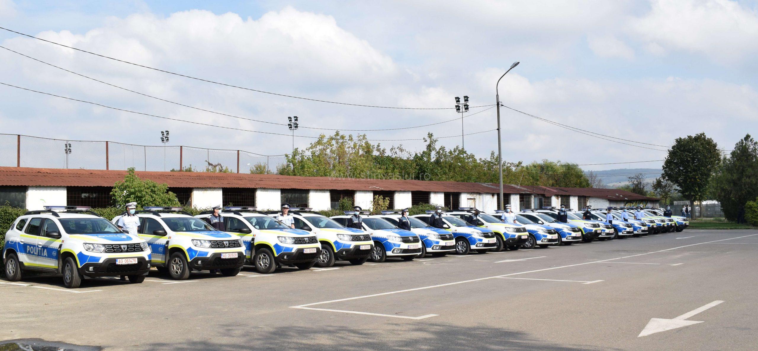 38 de autospeciale noi au intrat în dotarea IPJ Vaslui 