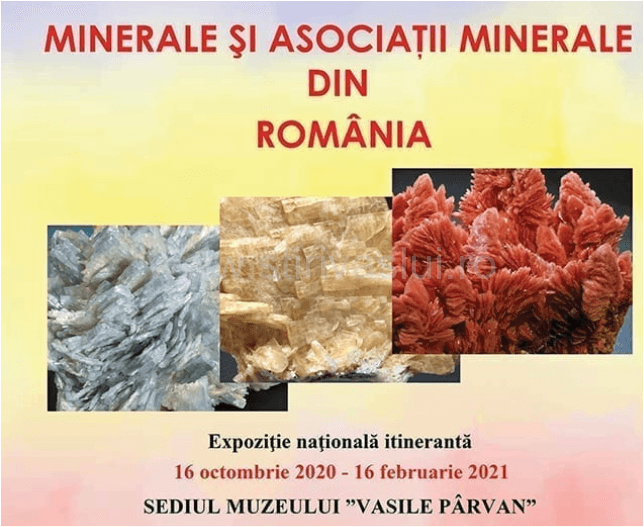 Zestrea minerală a României, expusă la Muzeul din Bârlad