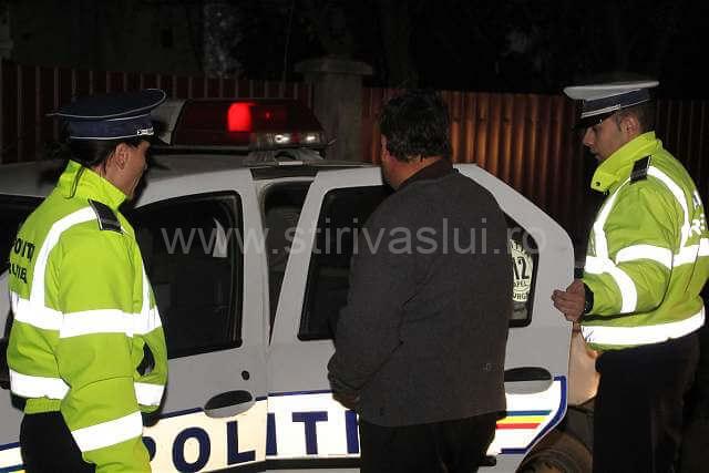 Șofer recalcitrant, imobilizat de polițiști pe DN 24