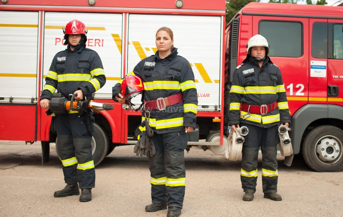 Poveștile oamenilor în uniformă (III). Ionela-Maria Fandarac, femeia-pompier de pe mașina de stingere a Detașamentului Bârlad 2