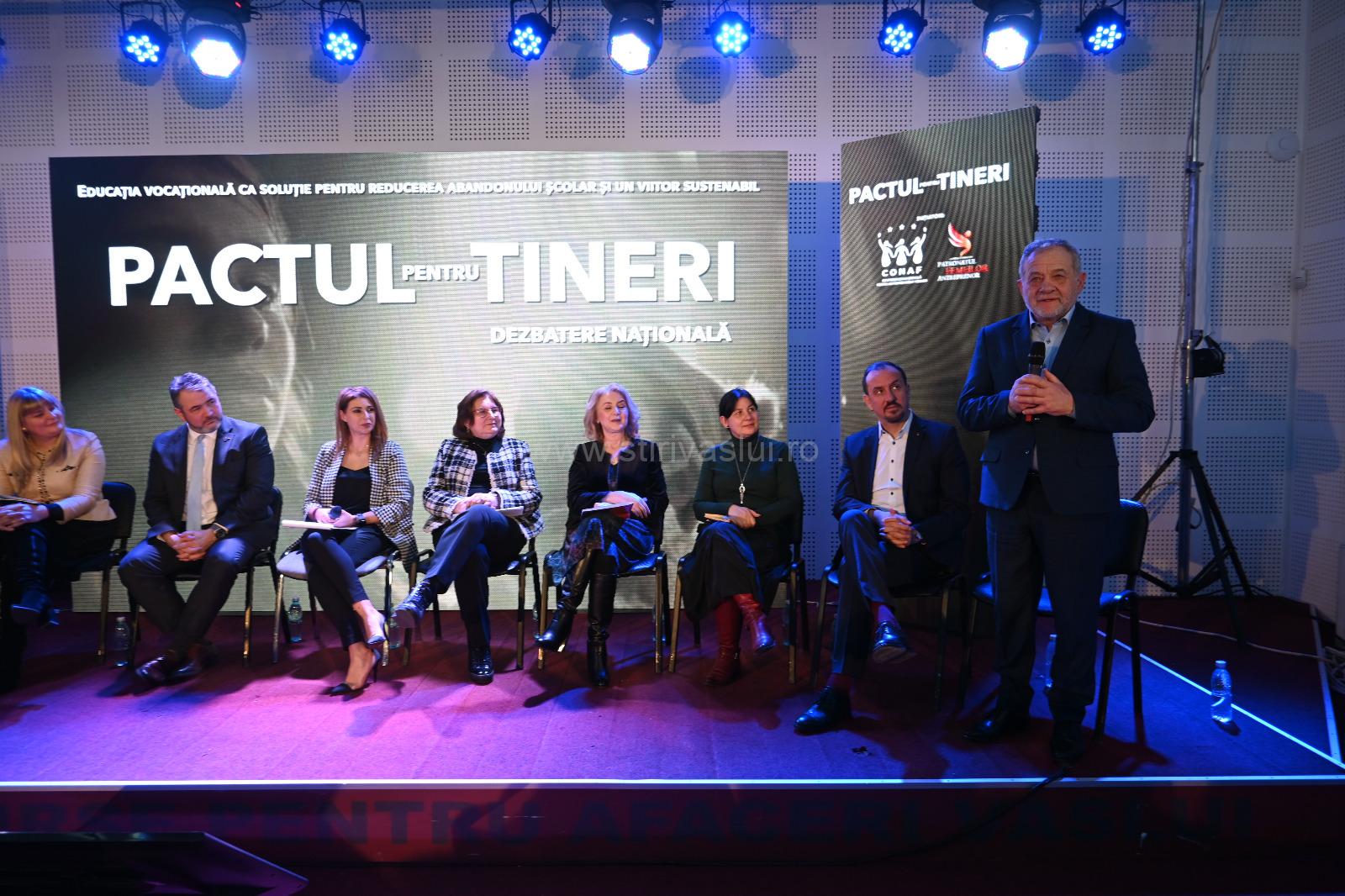„Pactul pentru Tineri”: Dezbatere națională la Vaslui !